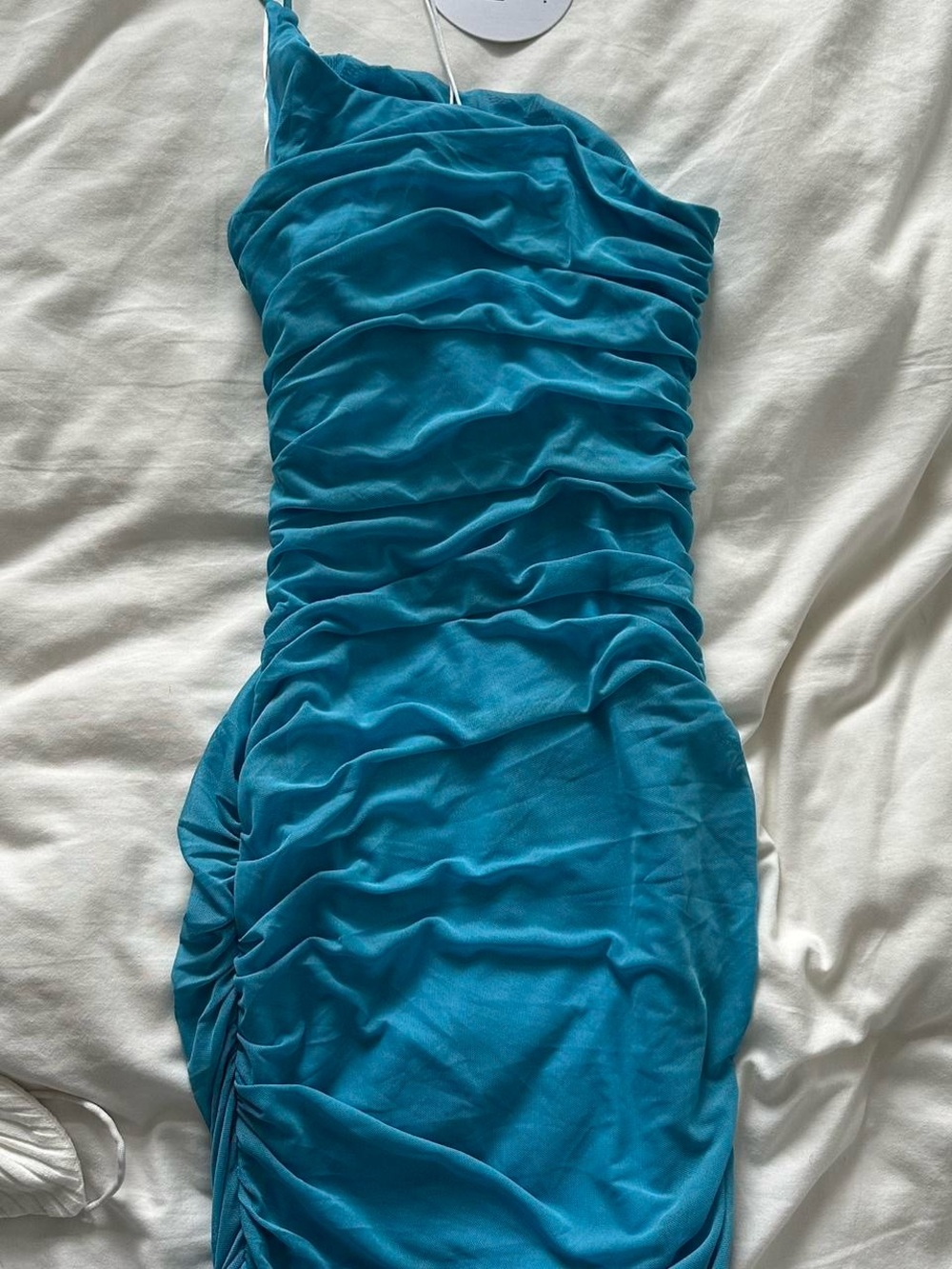 Princess polly Jocasta mini dress turquoise
